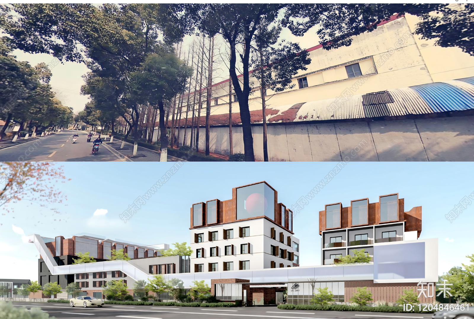现代厂房建筑下载【ID:1204846461】
