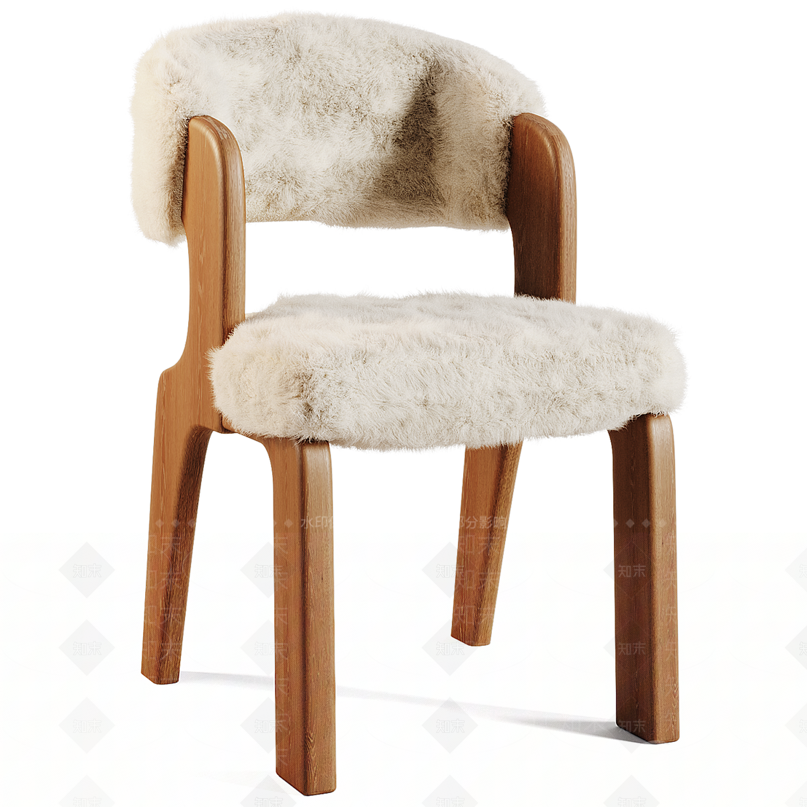 现代餐椅3D模型下载【ID:1204845937】