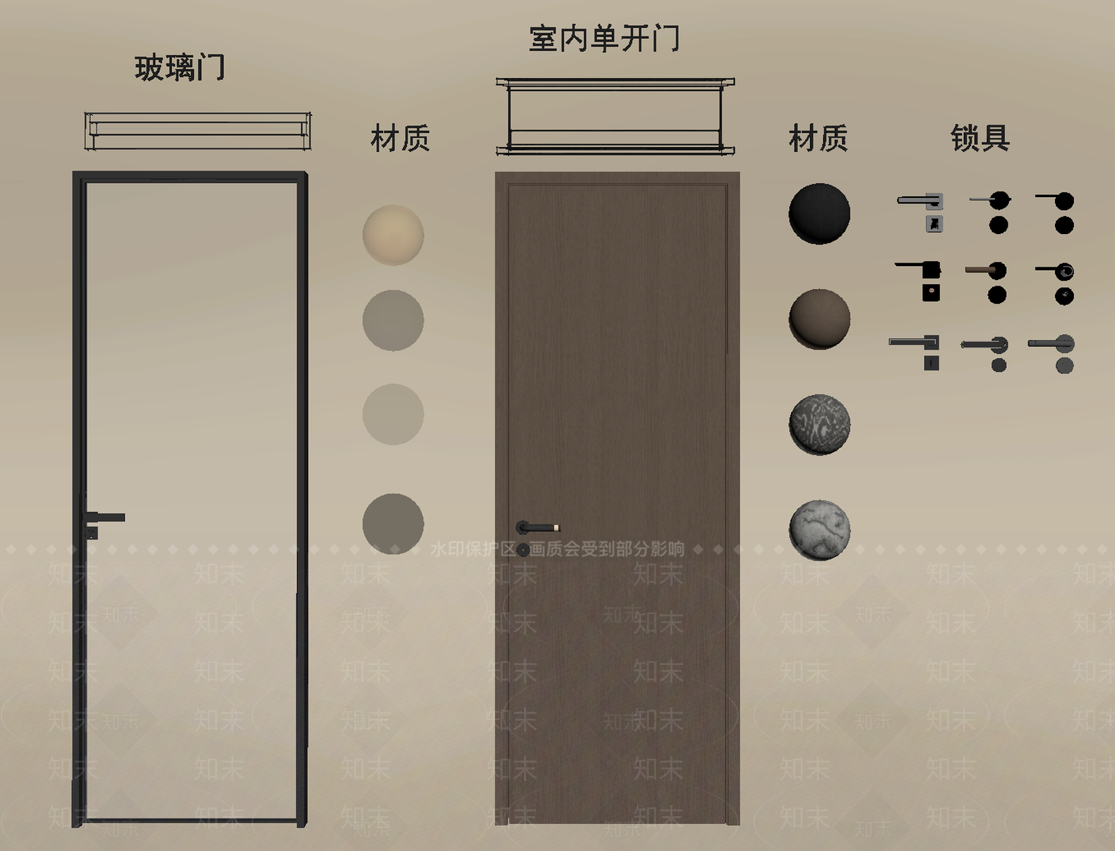 现代单开门SU模型下载【ID:1204847164】