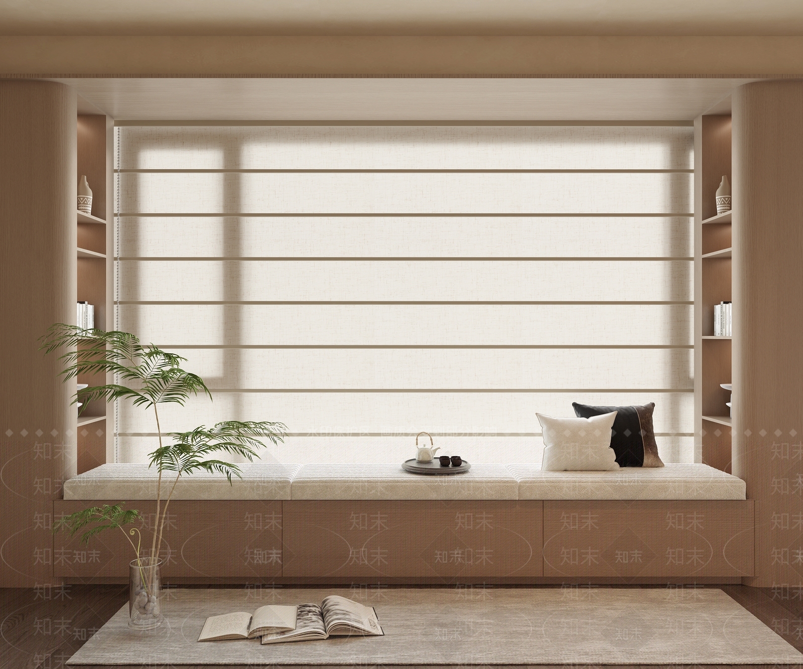 现代飘窗3D模型下载【ID:1204847692】