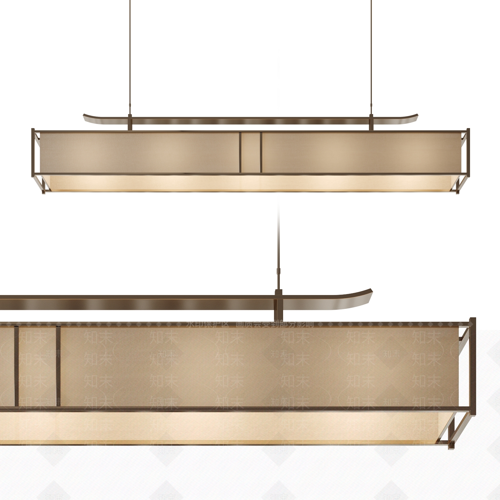 新中式中式吊灯SU模型下载【ID:1204849737】