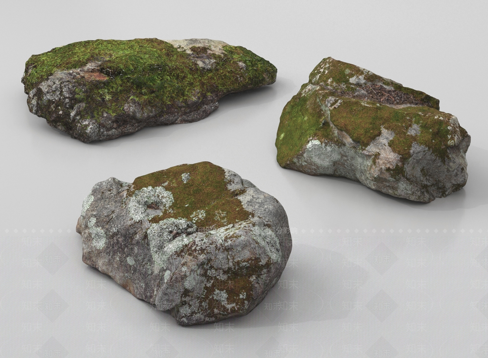 现代石头3D模型下载【ID:1204852165】