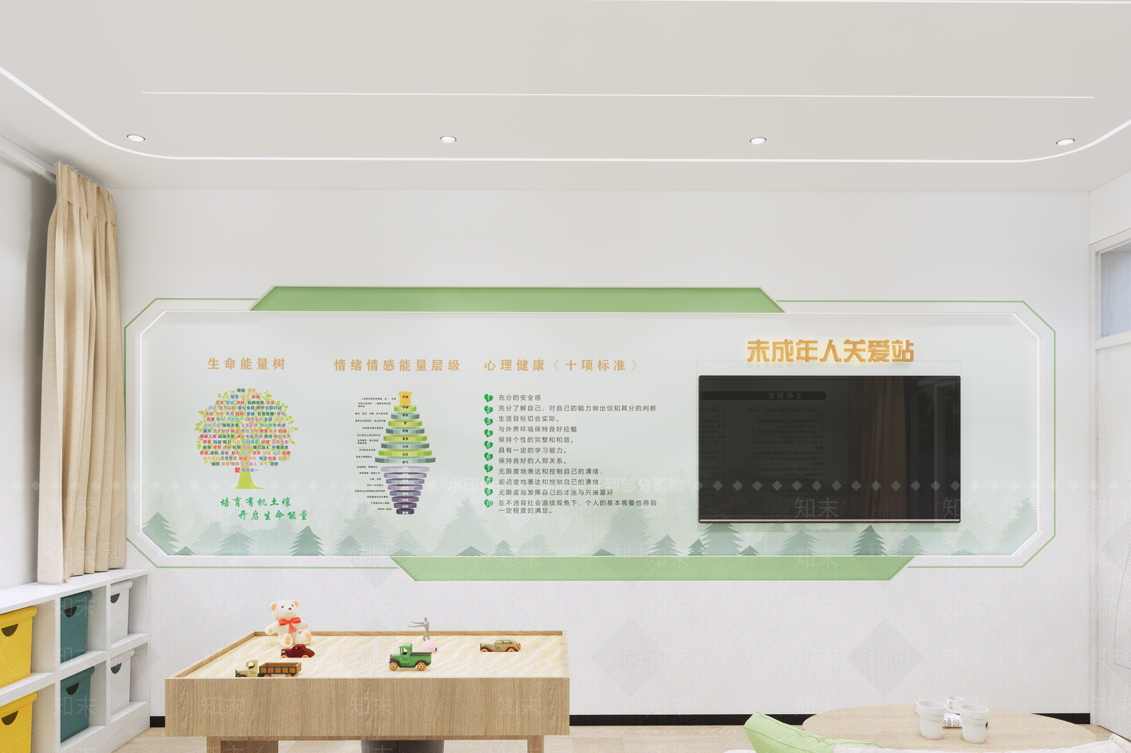 现代极简其他学校空间SU模型下载【ID:1204854025】