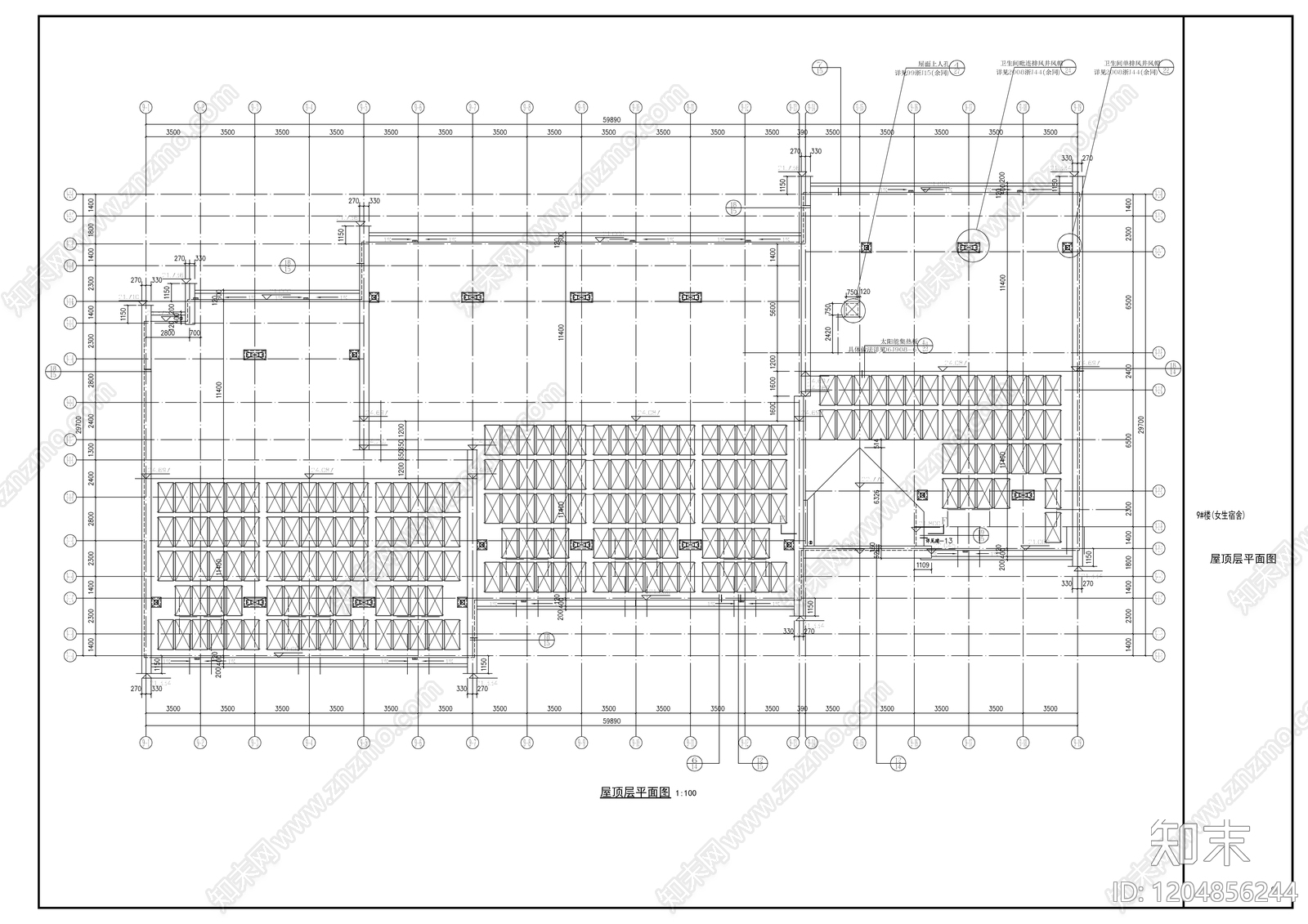 欧式学校建筑cad施工图下载【ID:1204856244】