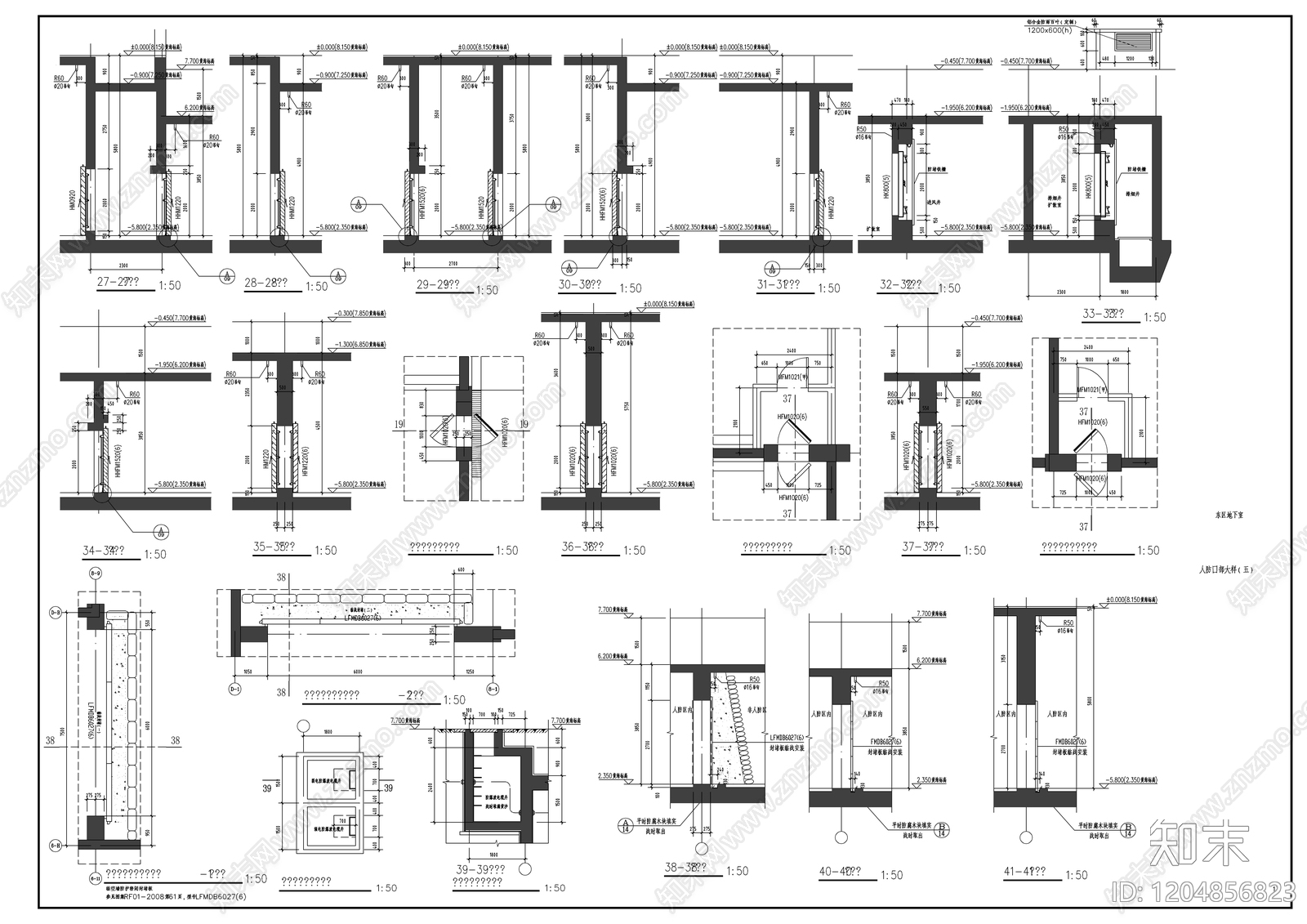 现代学校建筑cad施工图下载【ID:1204856823】