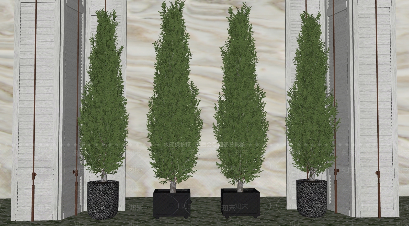 灌木SU模型下载【ID:1204859189】