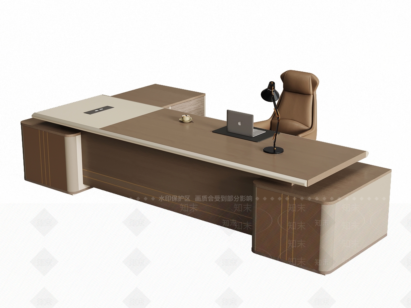 现代办公桌椅SU模型下载【ID:1204862626】