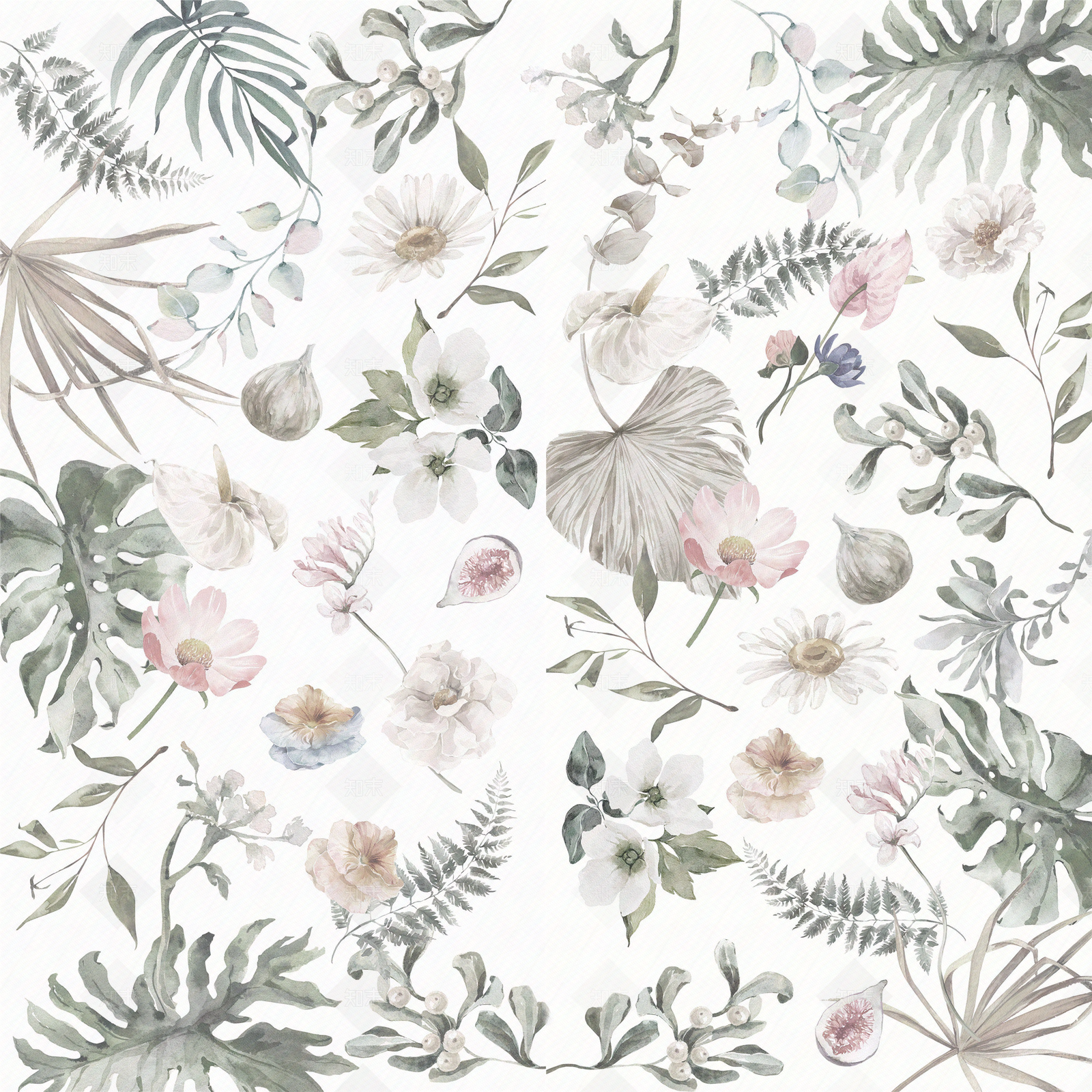 法式美式釉面砖贴图下载【ID:1204864792】