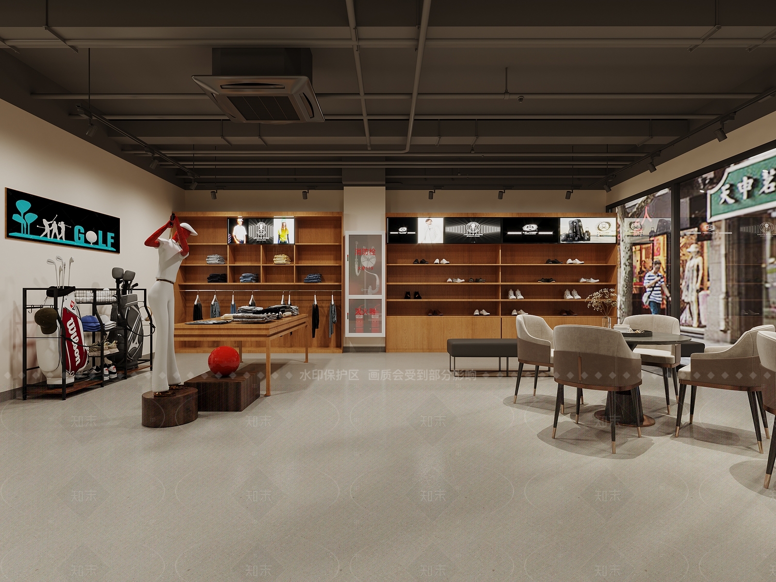 现代其他商业空间3D模型下载【ID:1204915744】