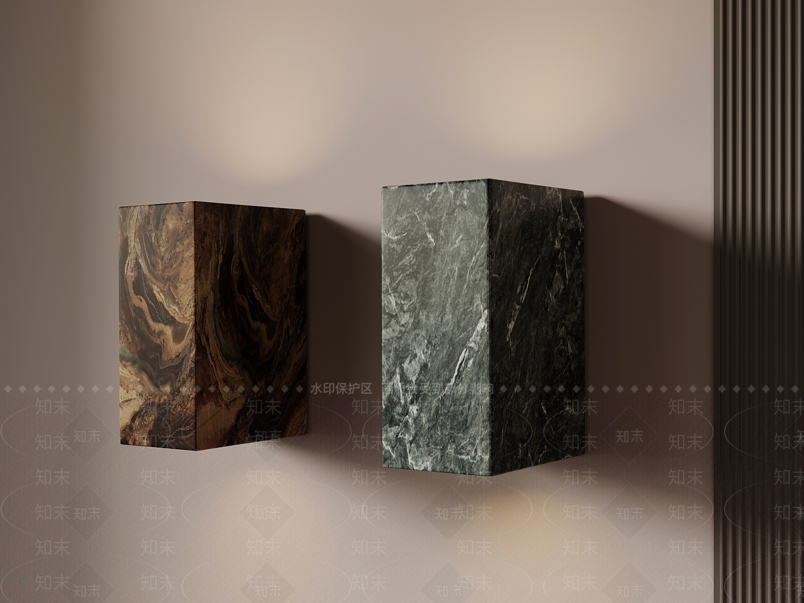 现代壁灯3D模型下载【ID:1204867669】
