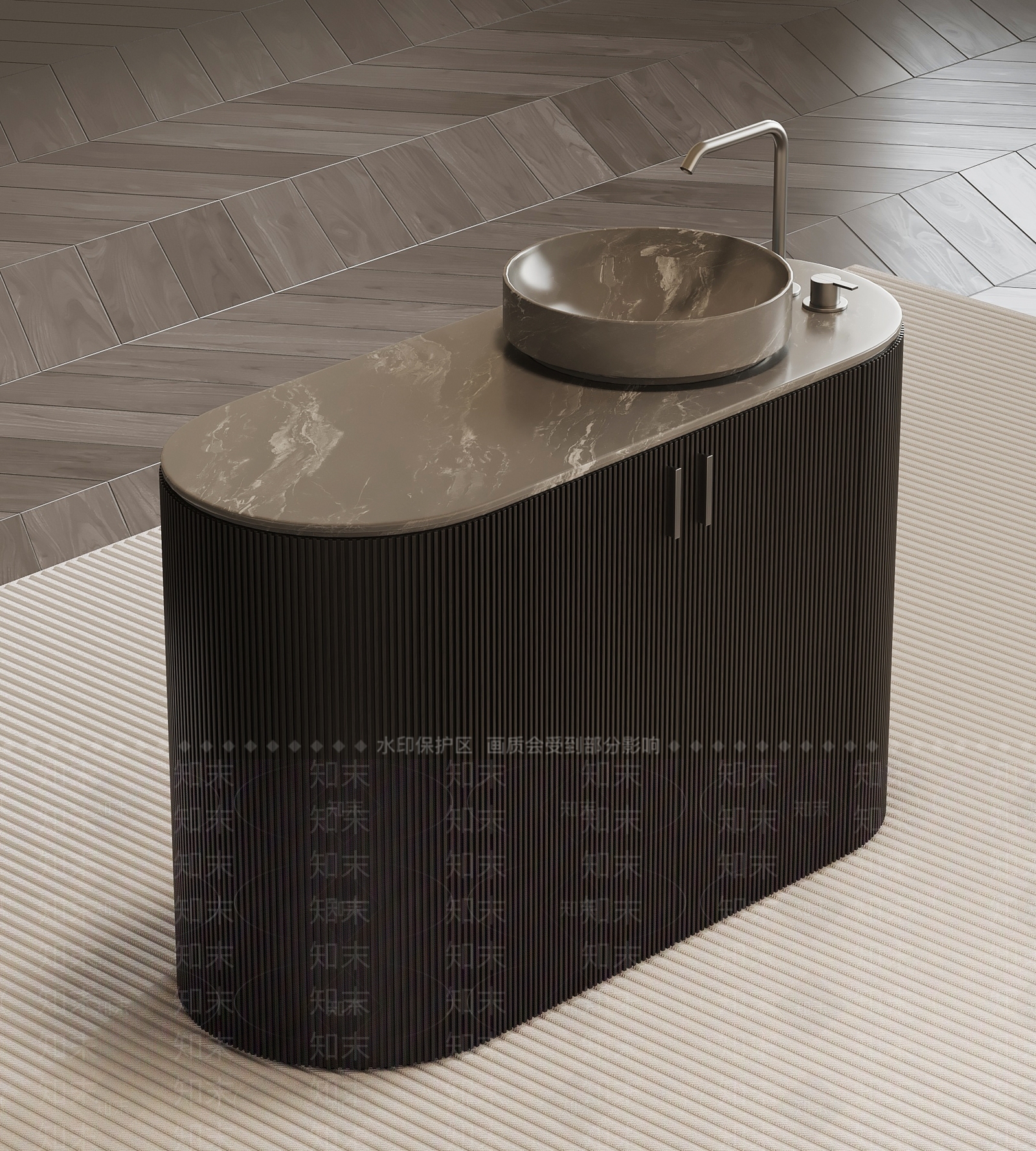 浴室柜3D模型下载【ID:1204868298】