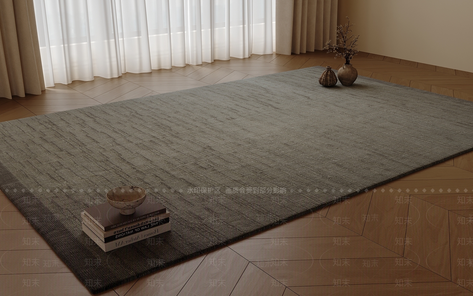 复古中古地毯3D模型下载【ID:1204871108】
