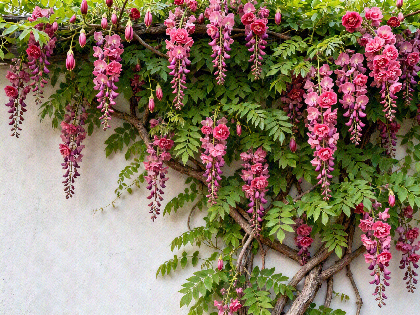 现代绿植墙贴图下载【ID:1204873561】