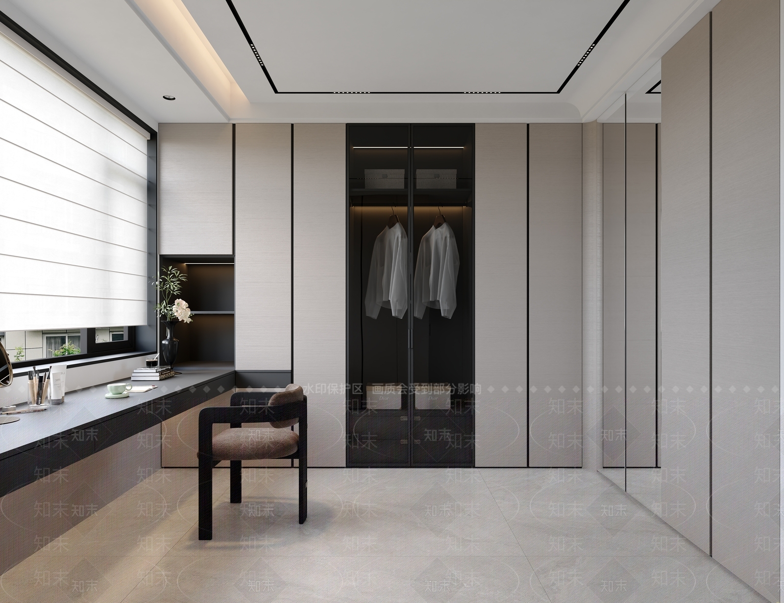 现代意式衣帽间3D模型下载【ID:1204880259】