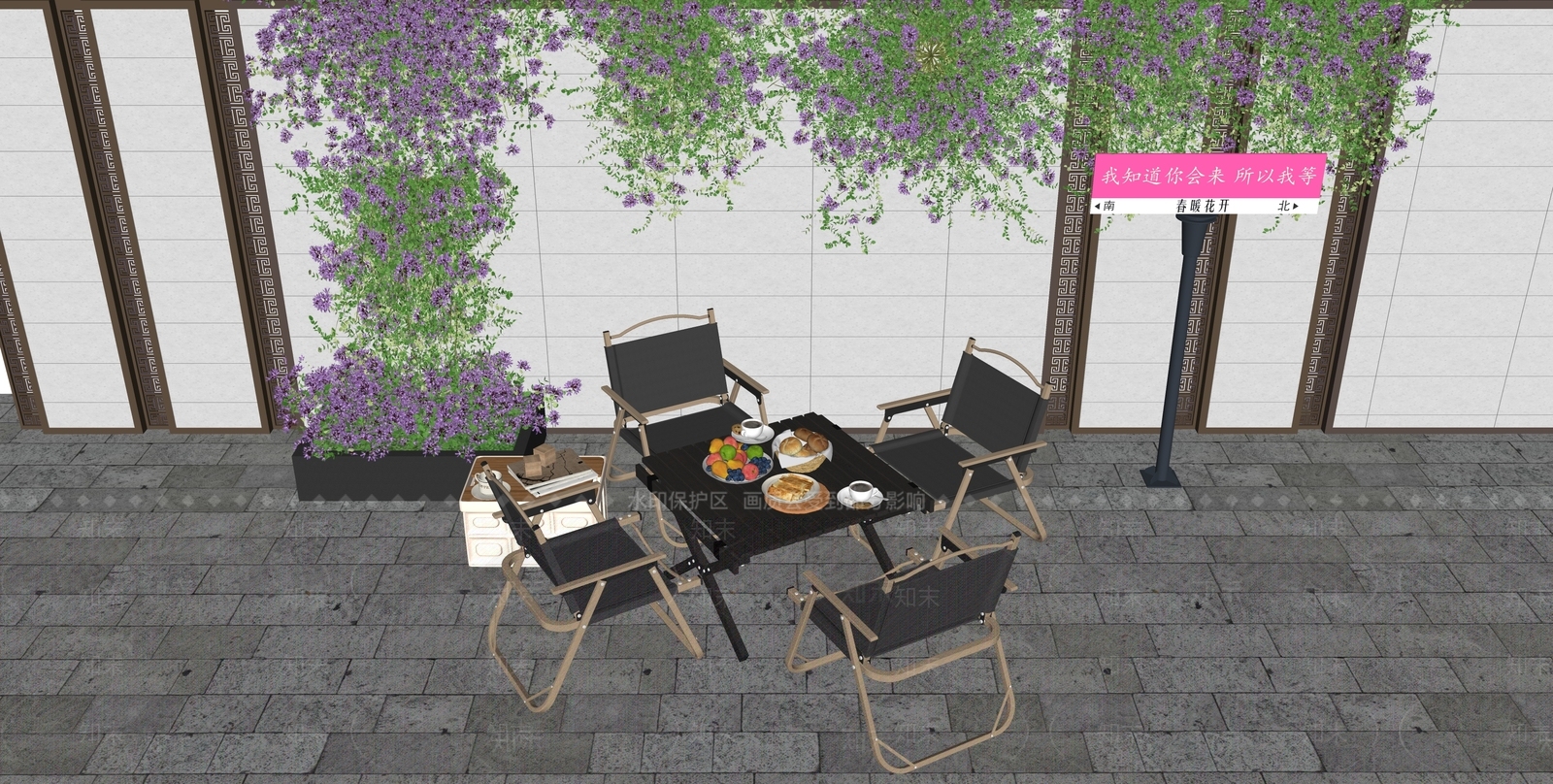 现代景观座椅SU模型下载【ID:1204880774】