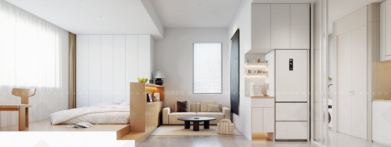 现代公寓3D模型下载【ID:1204892376】