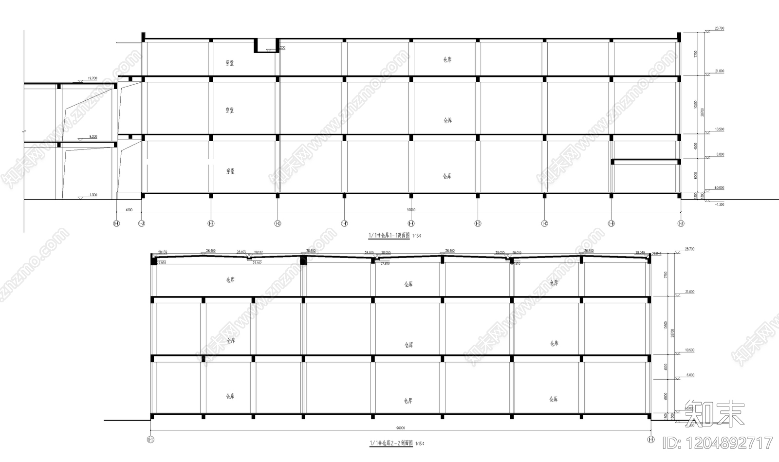 现代其他公共建筑cad施工图下载【ID:1204892717】