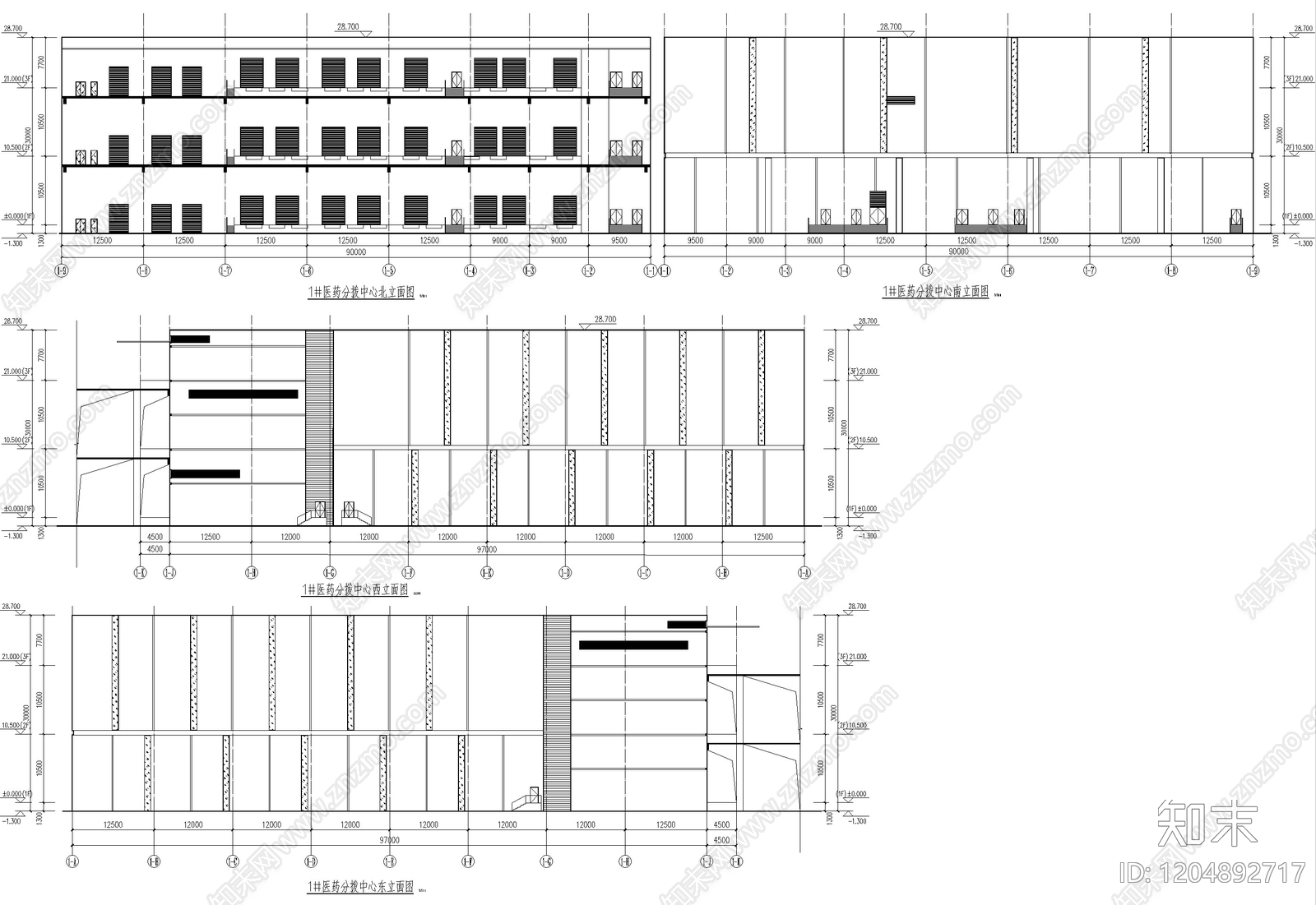 现代其他公共建筑cad施工图下载【ID:1204892717】