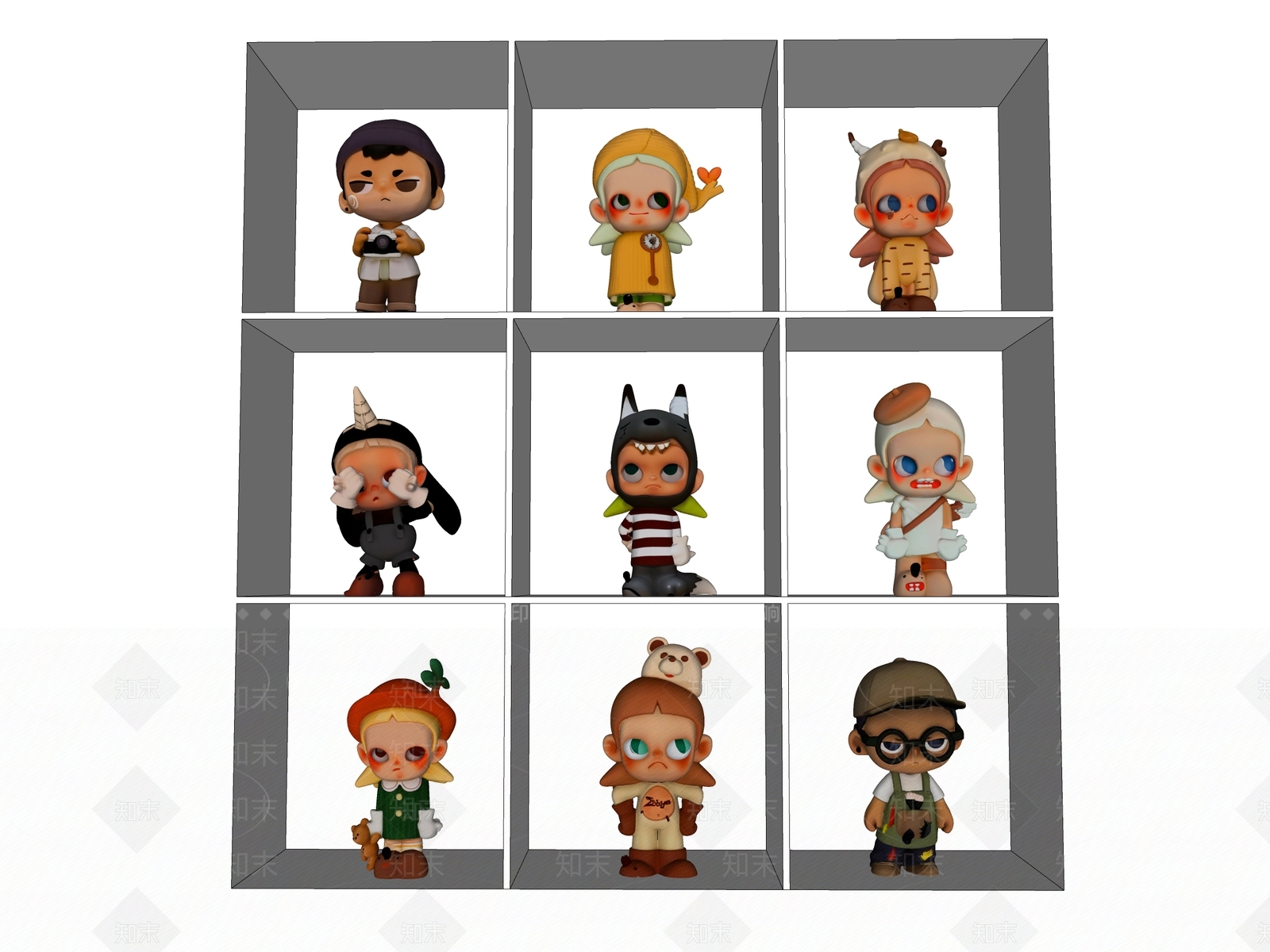 玩具SU模型下载【ID:1204893991】