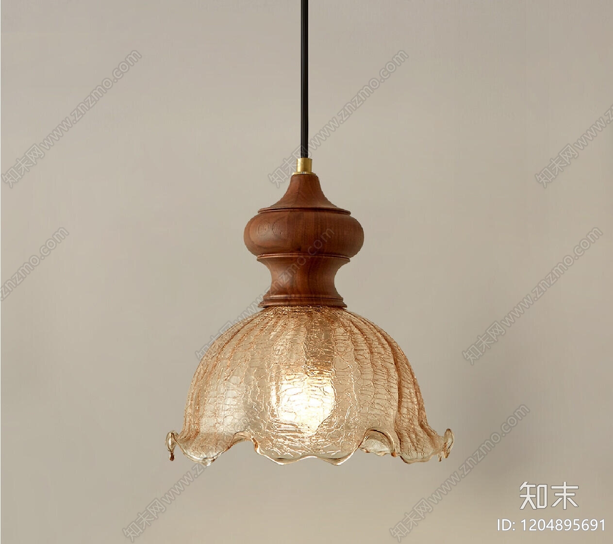美式中古吊灯SU模型下载【ID:1204895691】