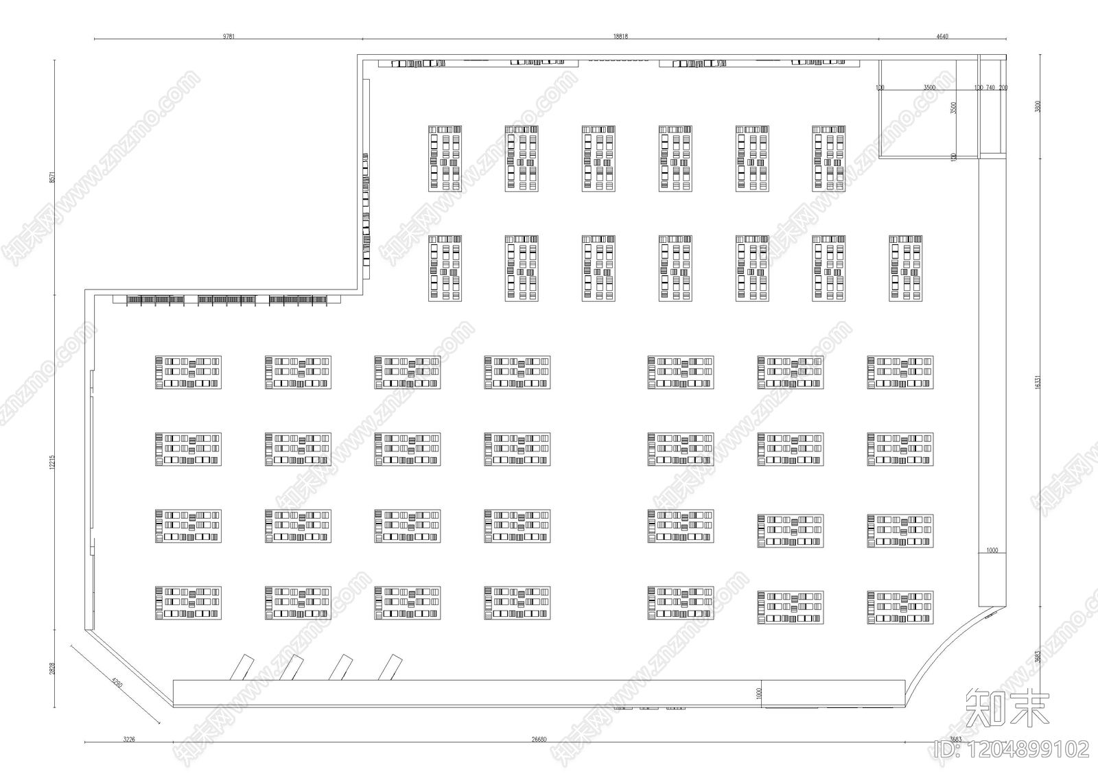 工装平面图施工图下载【ID:1204899102】