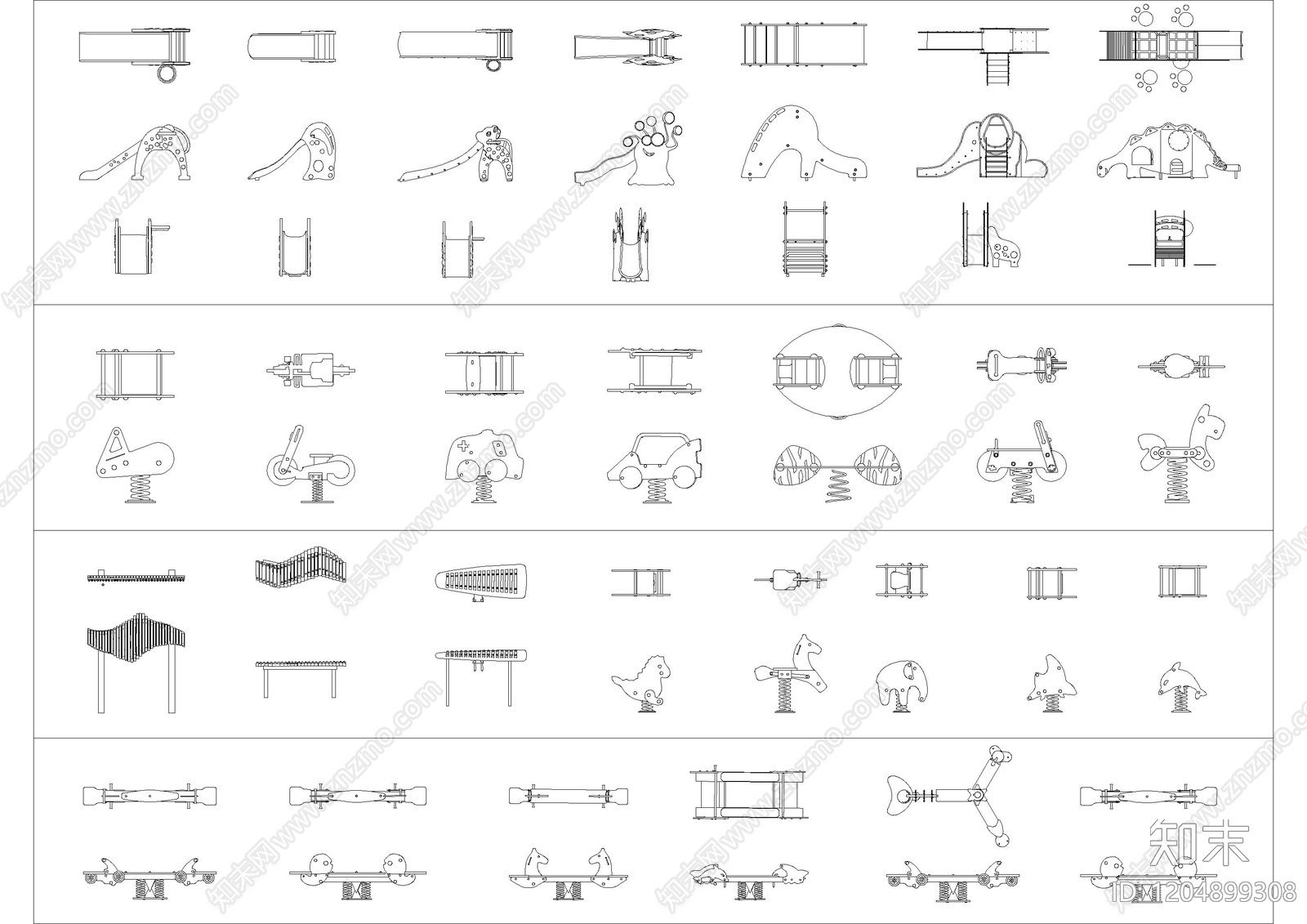 现代娱乐器材施工图下载【ID:1204899308】