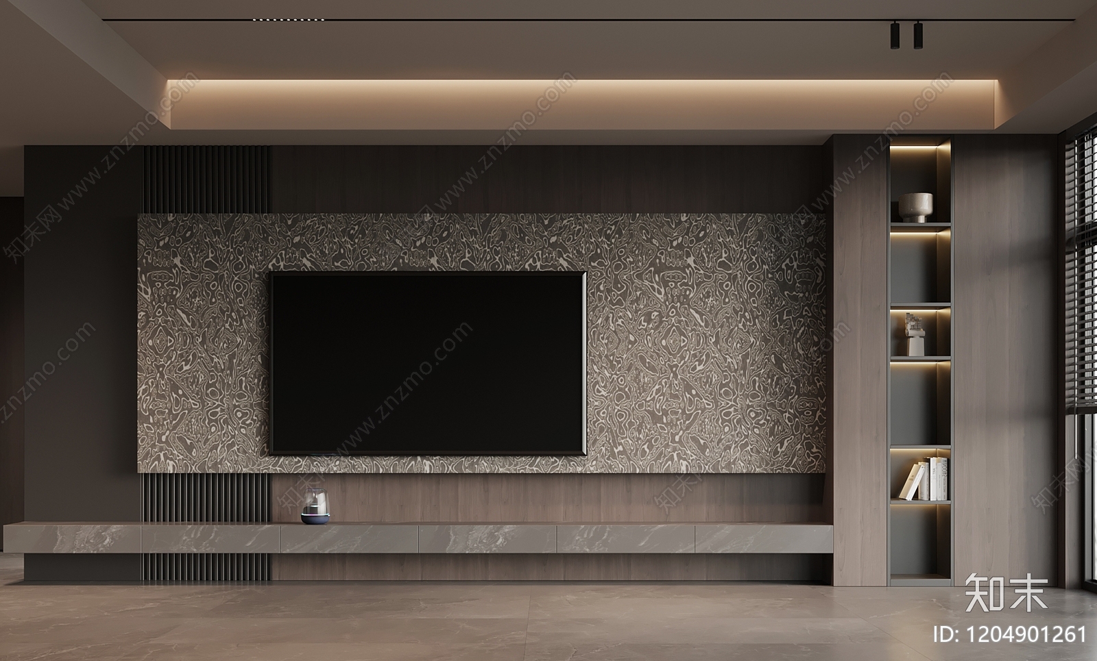 意式电视背景墙3D模型下载【ID:1204901261】