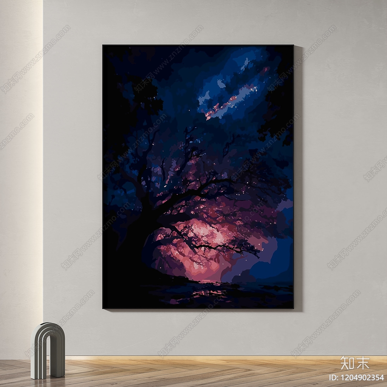 现代简约挂画3D模型下载【ID:1204902354】