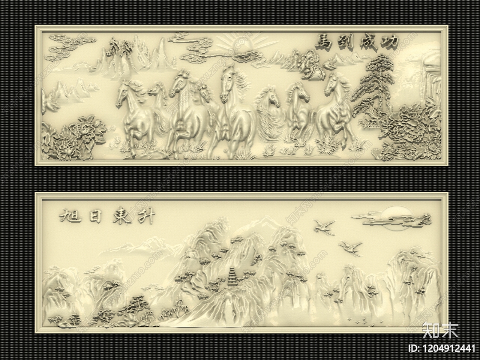 新中式中式雕花SU模型下载【ID:1204912441】