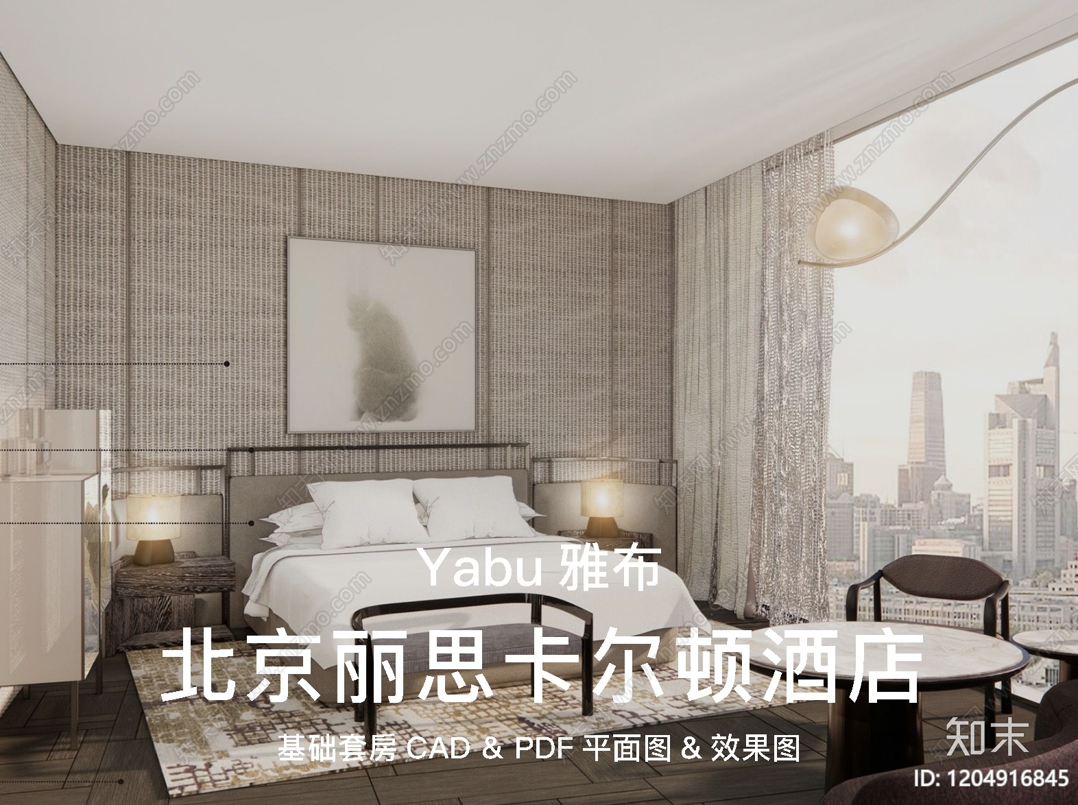 酒店套房施工图下载【ID:1204916845】