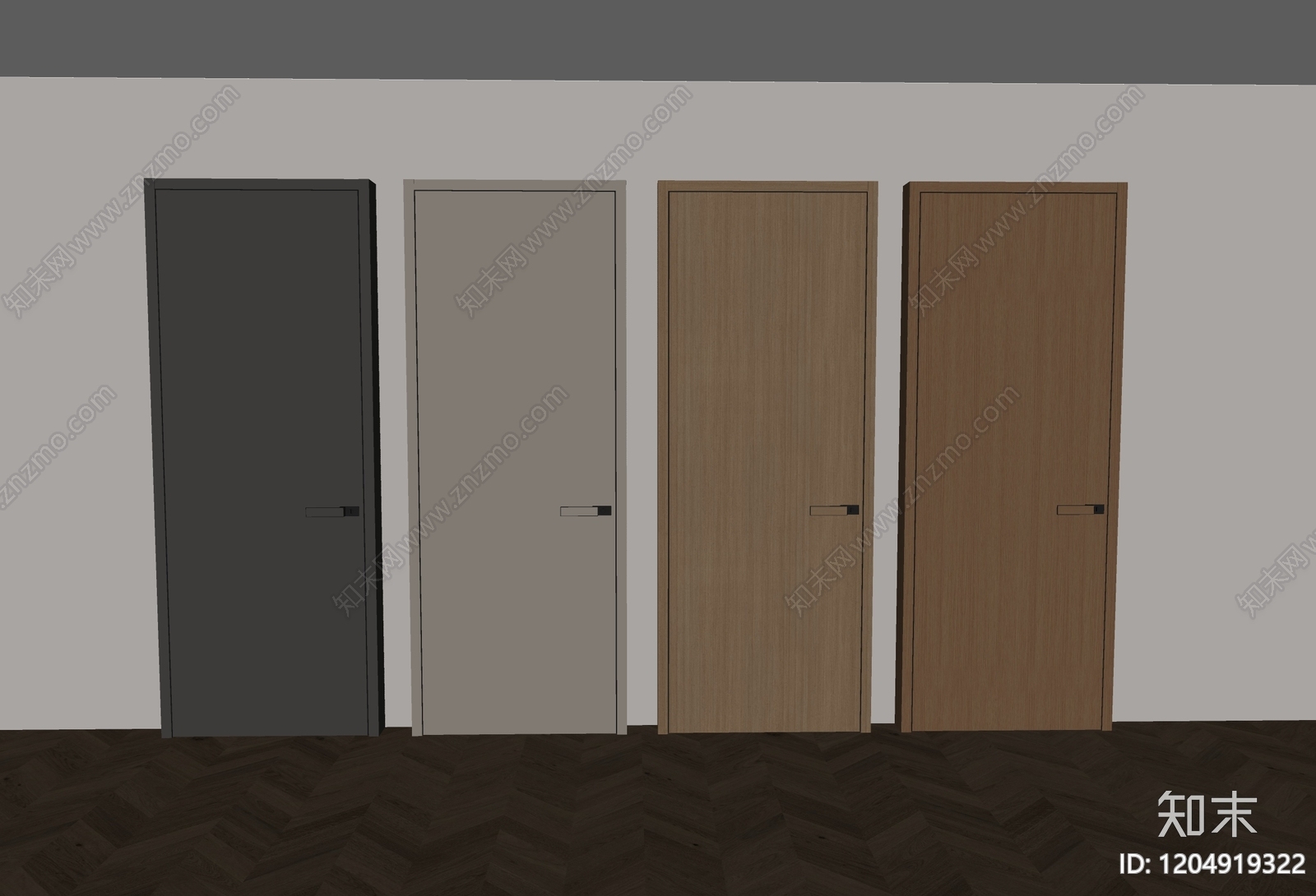 现代单开门SU模型下载【ID:1204919322】