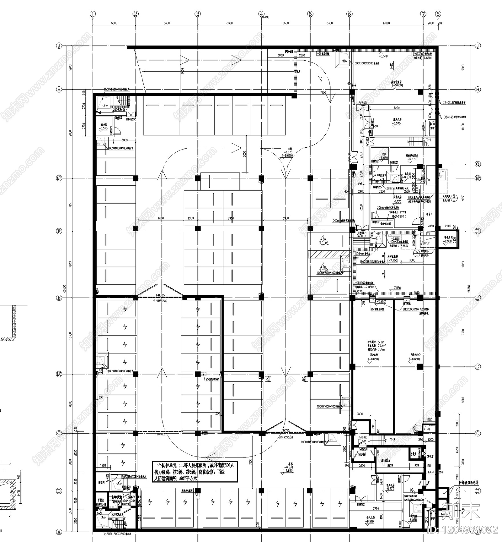 现代学校建筑cad施工图下载【ID:1204931092】