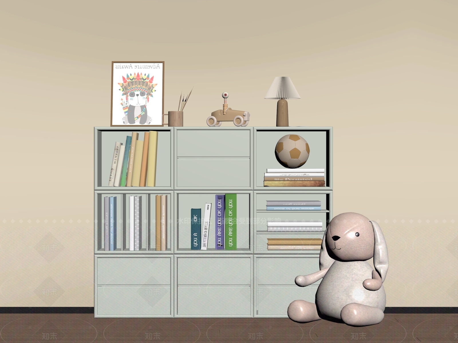 现代储物柜SU模型下载【ID:1204936706】