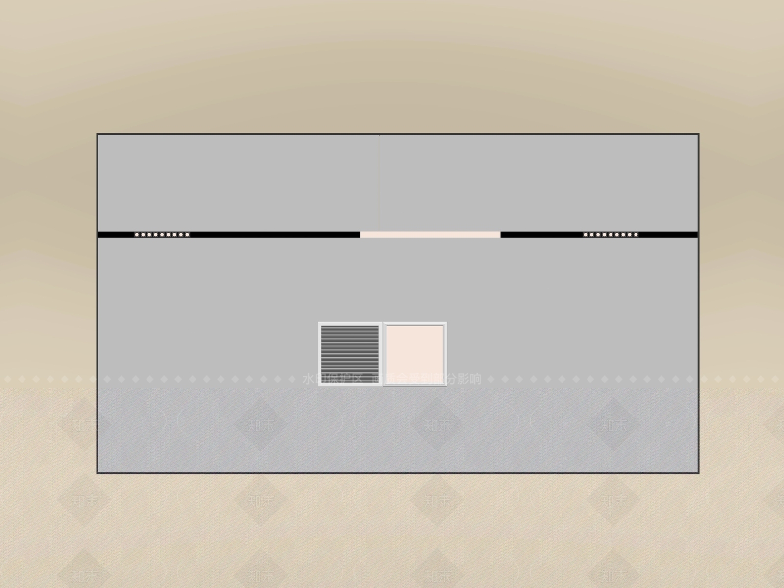 现代吊顶SU模型下载【ID:1204936921】