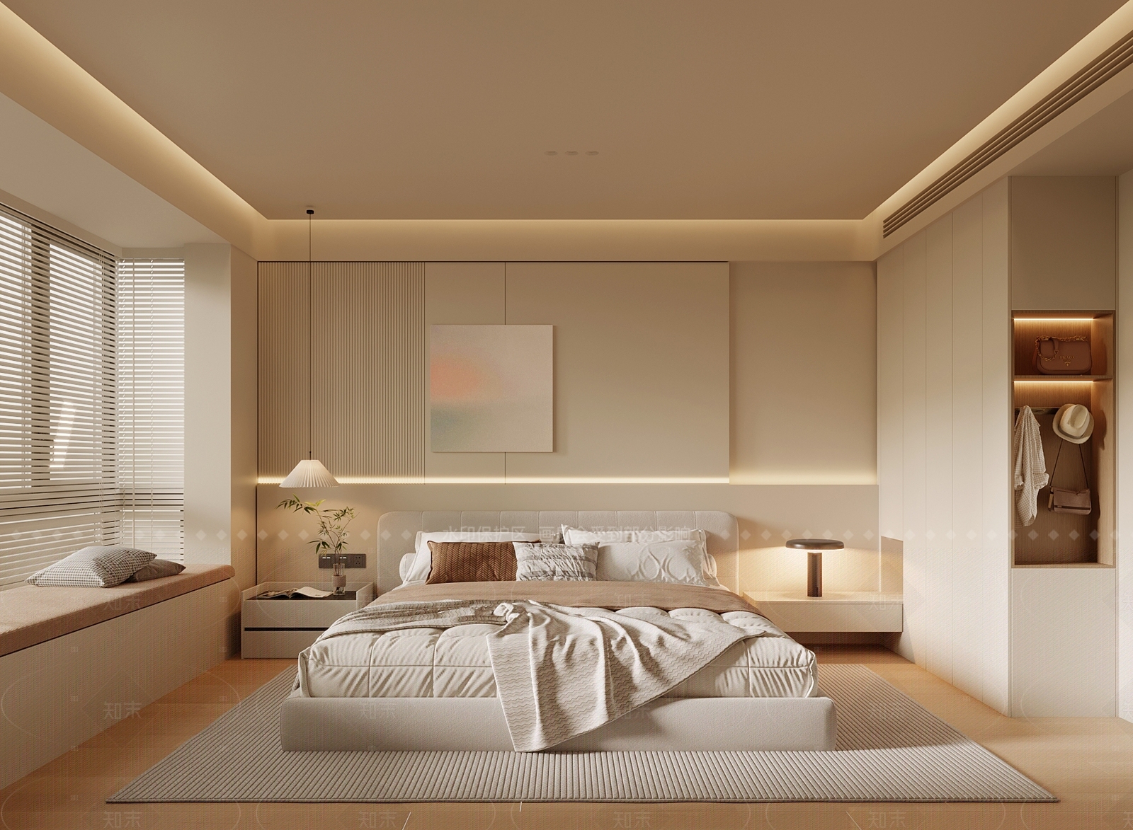 现代家居卧室SU模型下载【ID:1204940635】