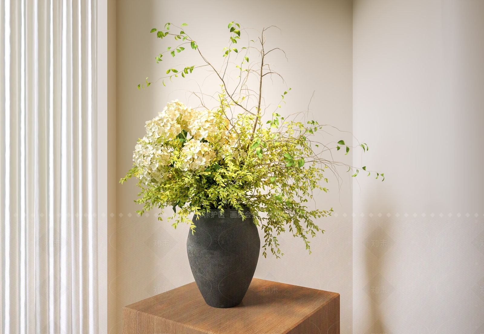 现代花瓶SU模型下载【ID:1204951888】