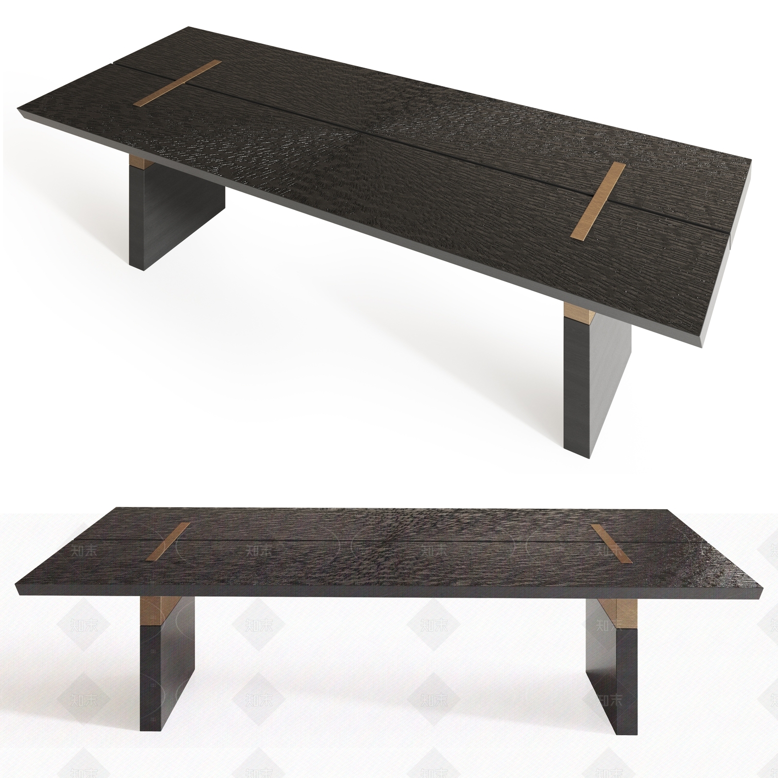 现代轻奢餐桌3D模型下载【ID:1204952136】