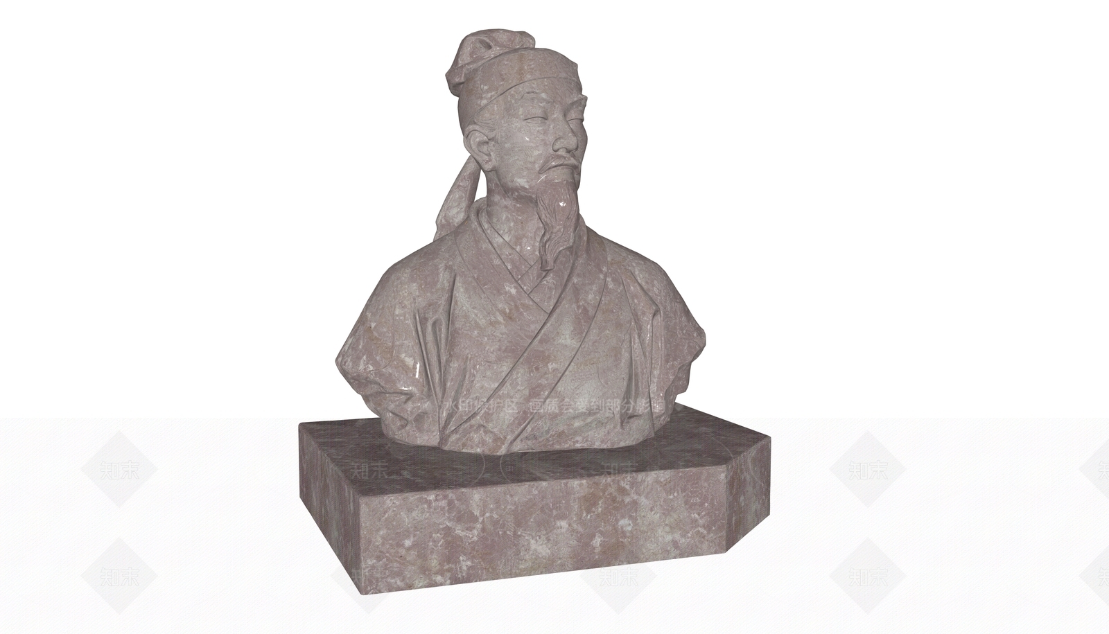 现代雕塑SU模型下载【ID:1204974153】