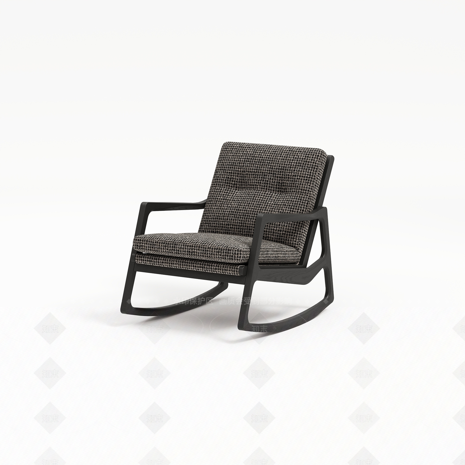 现代简约休闲椅3D模型下载【ID:1205370590】