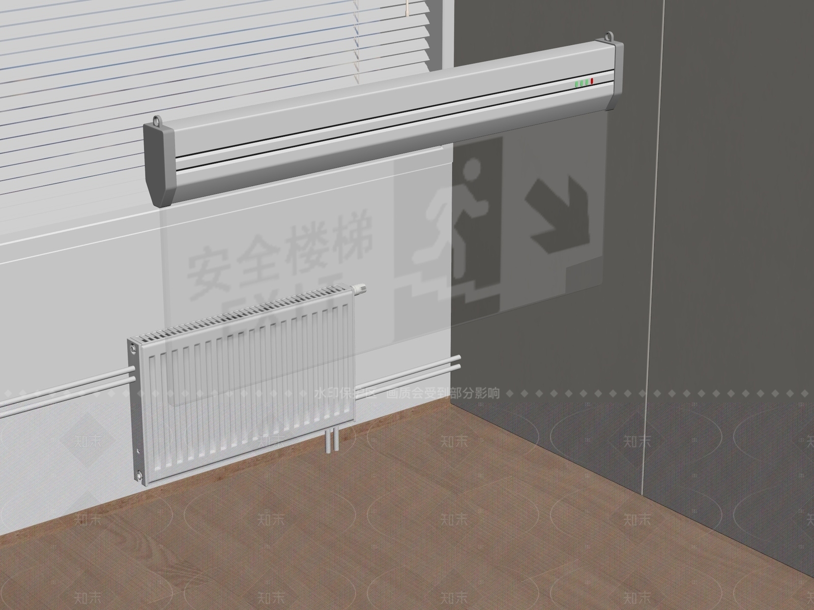灭火器SU模型下载【ID:1204983930】