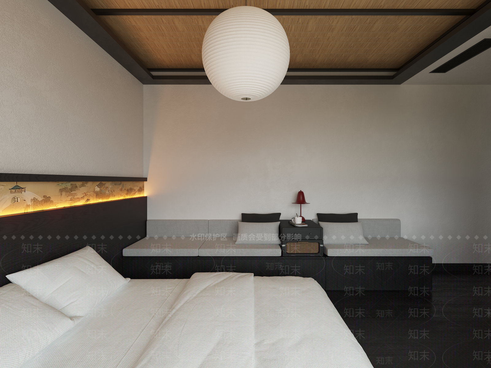灰色卡座沙发卡座沙发3D模型下载【ID:1227351107】
