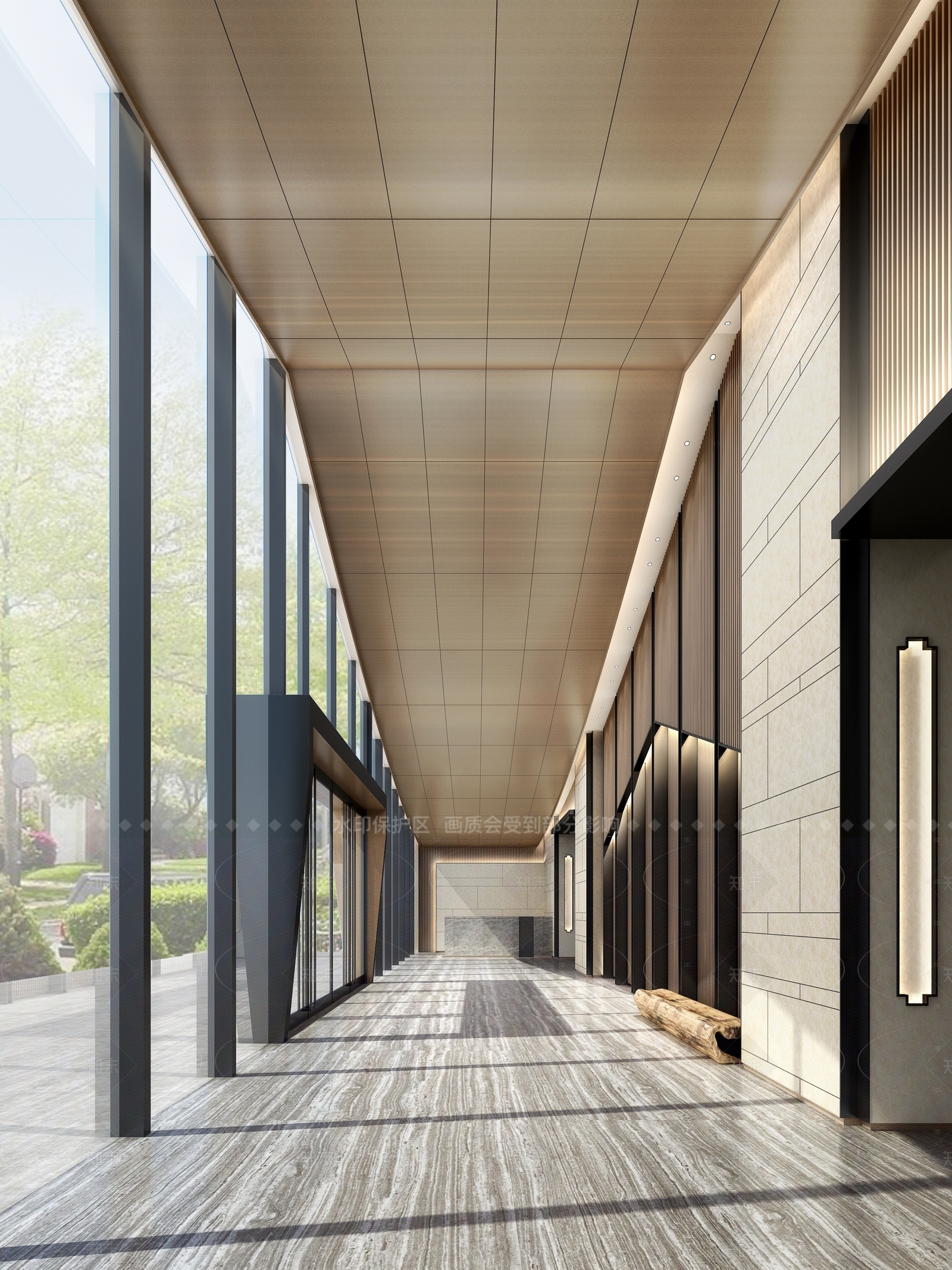 现代大厅3D模型下载【ID:1204993435】