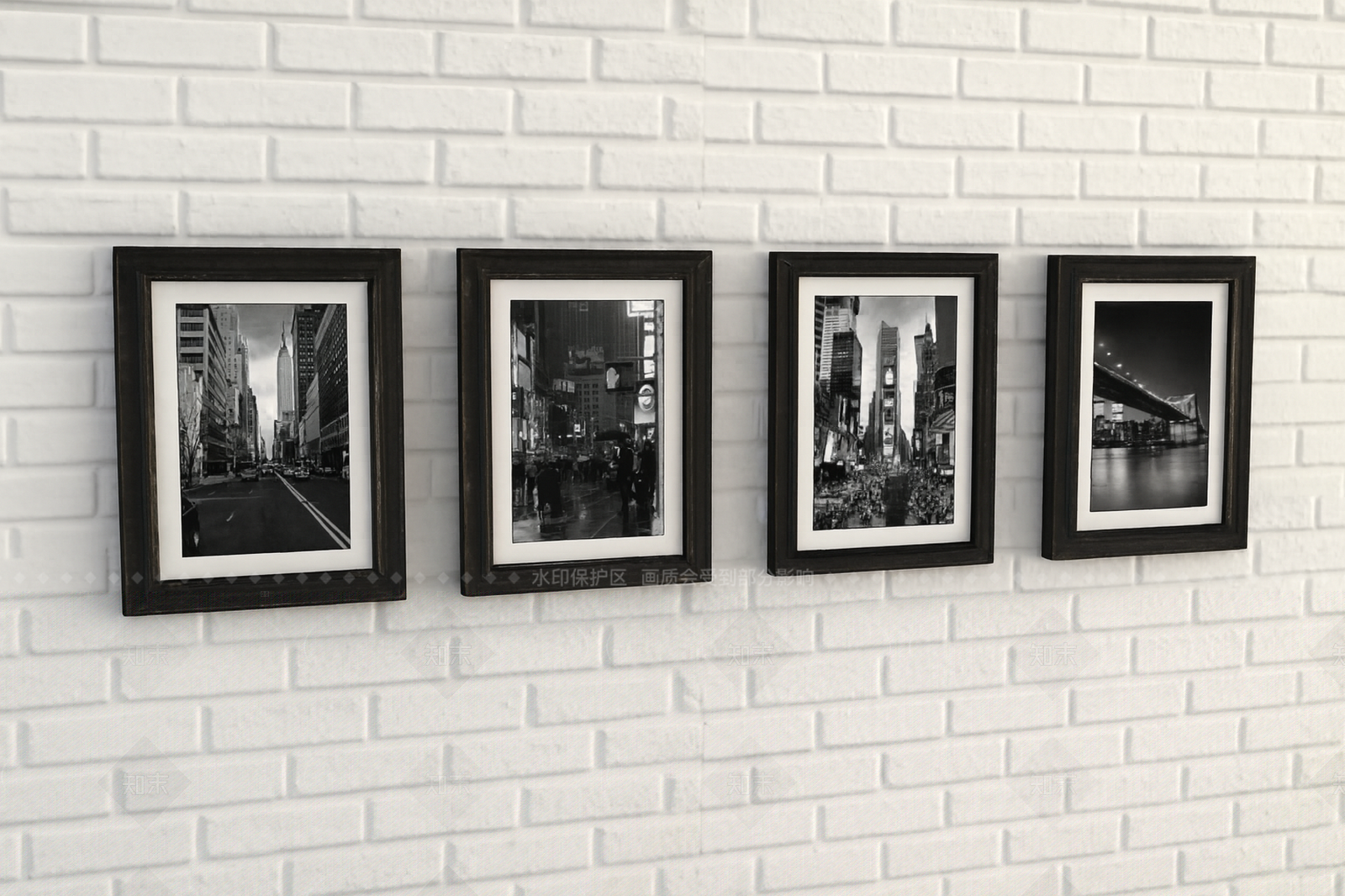 现代复古相框SU模型下载【ID:1204994063】