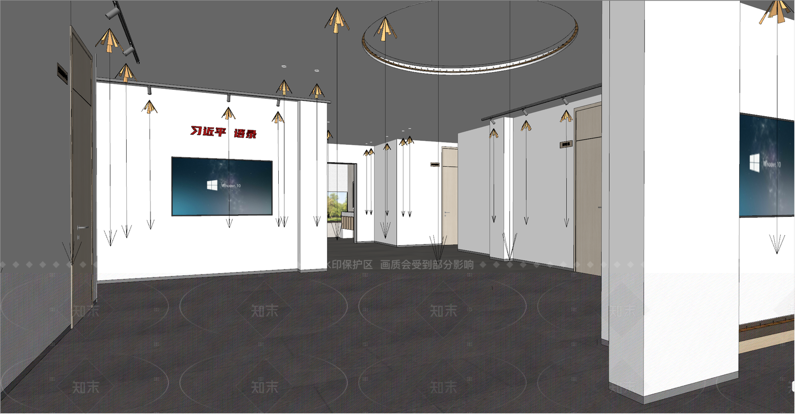 现代简约其他文化空间SU模型下载【ID:1204996448】