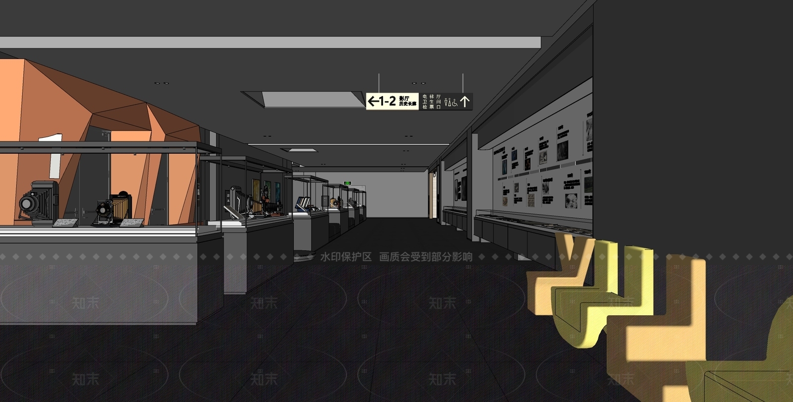 现代博物馆SU模型下载【ID:1205003047】
