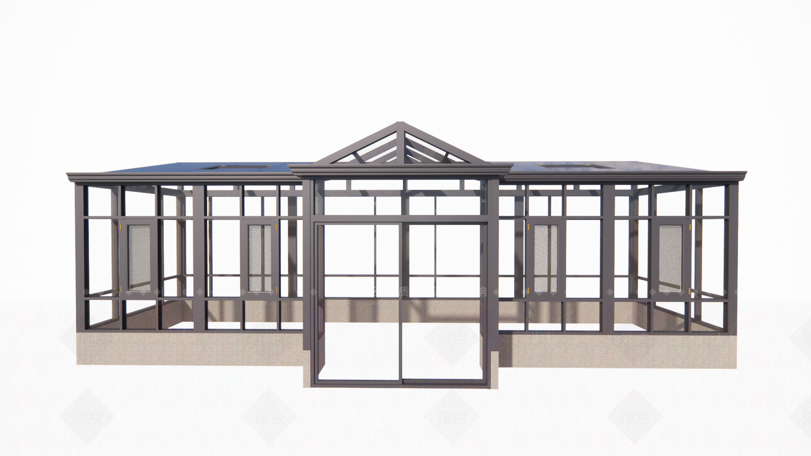 欧式简约亭子SU模型下载【ID:1205020405】