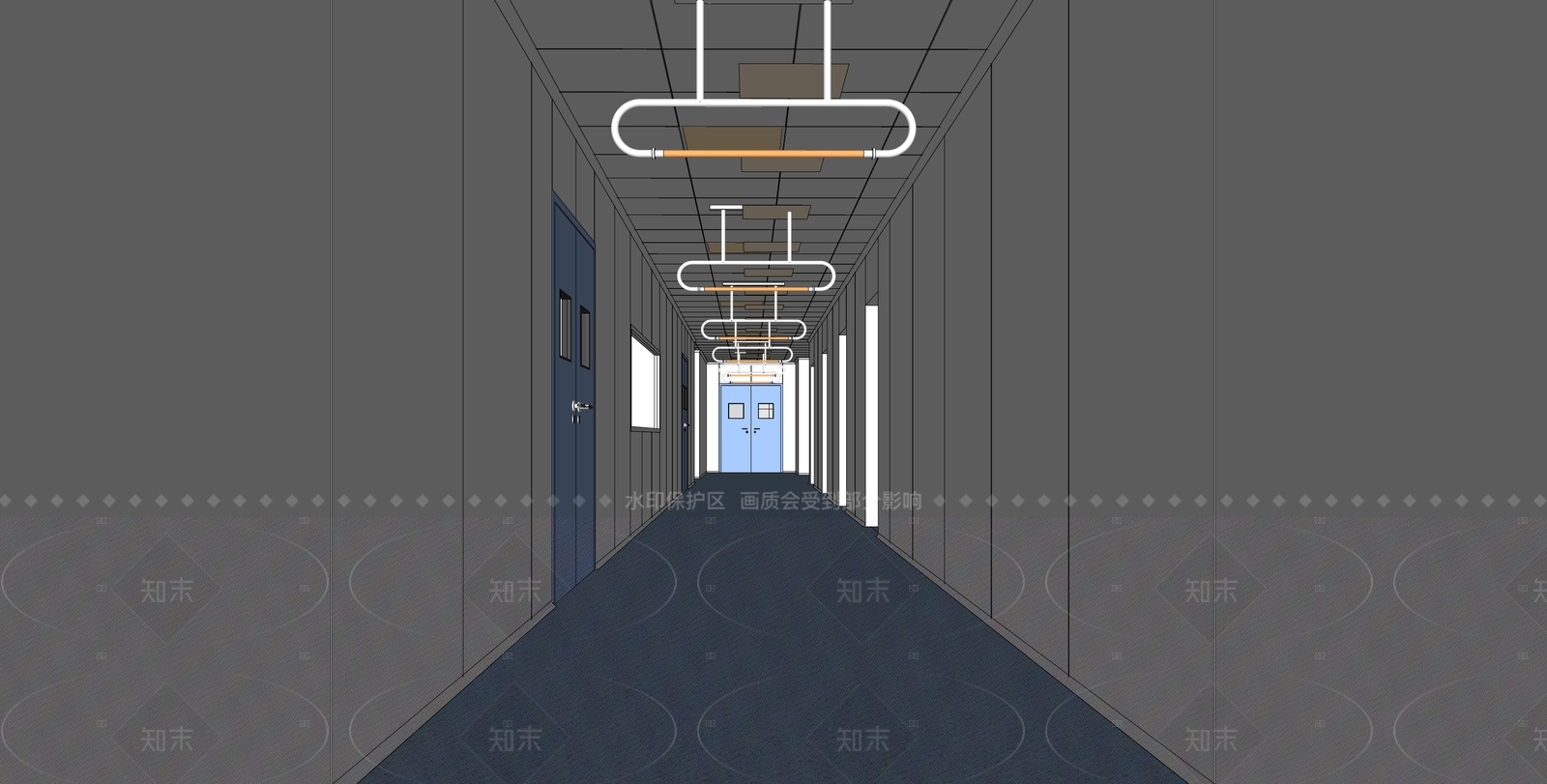 现代医院SU模型下载【ID:1205020890】