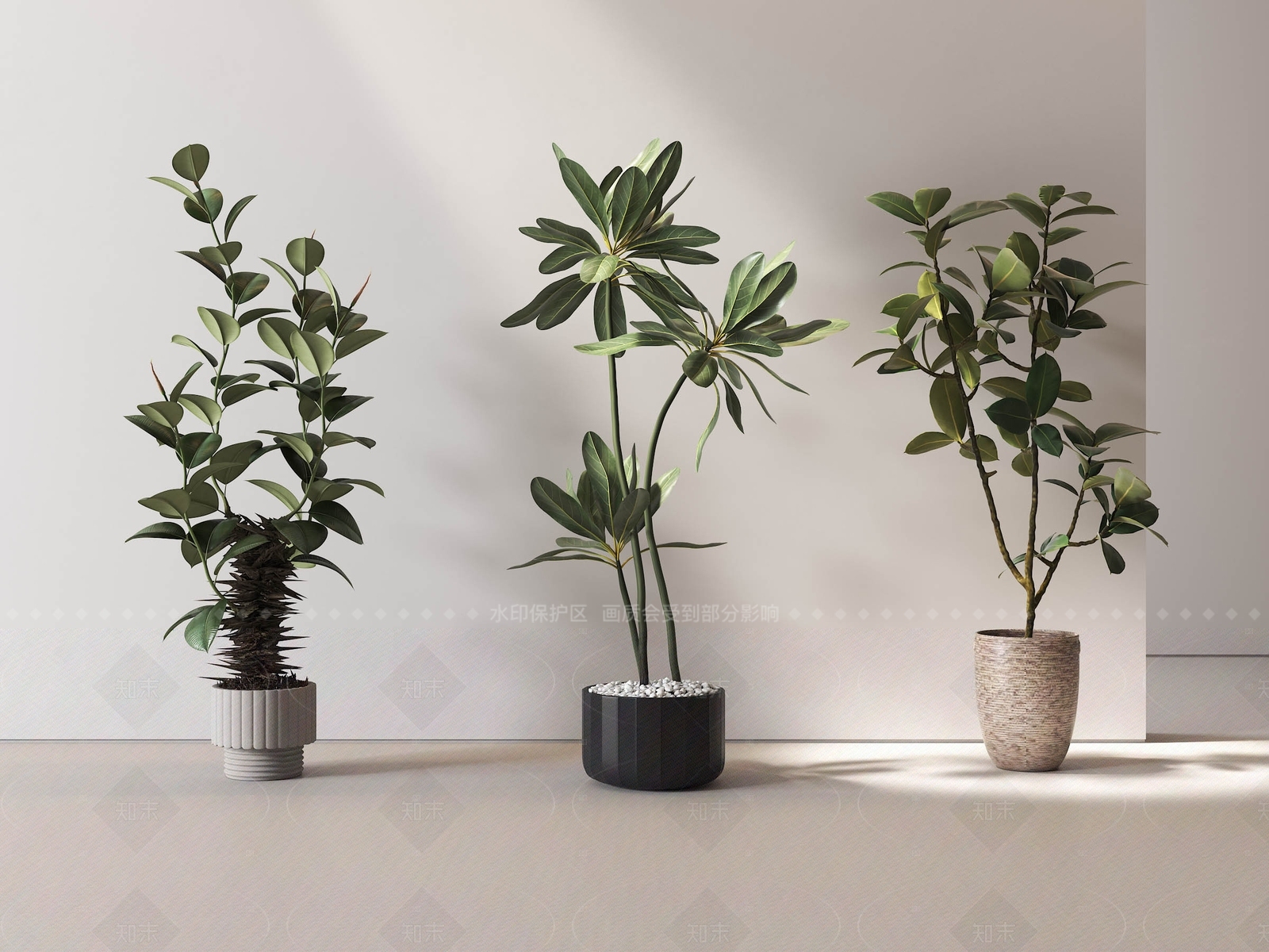 盆栽SU模型下载【ID:1205022554】