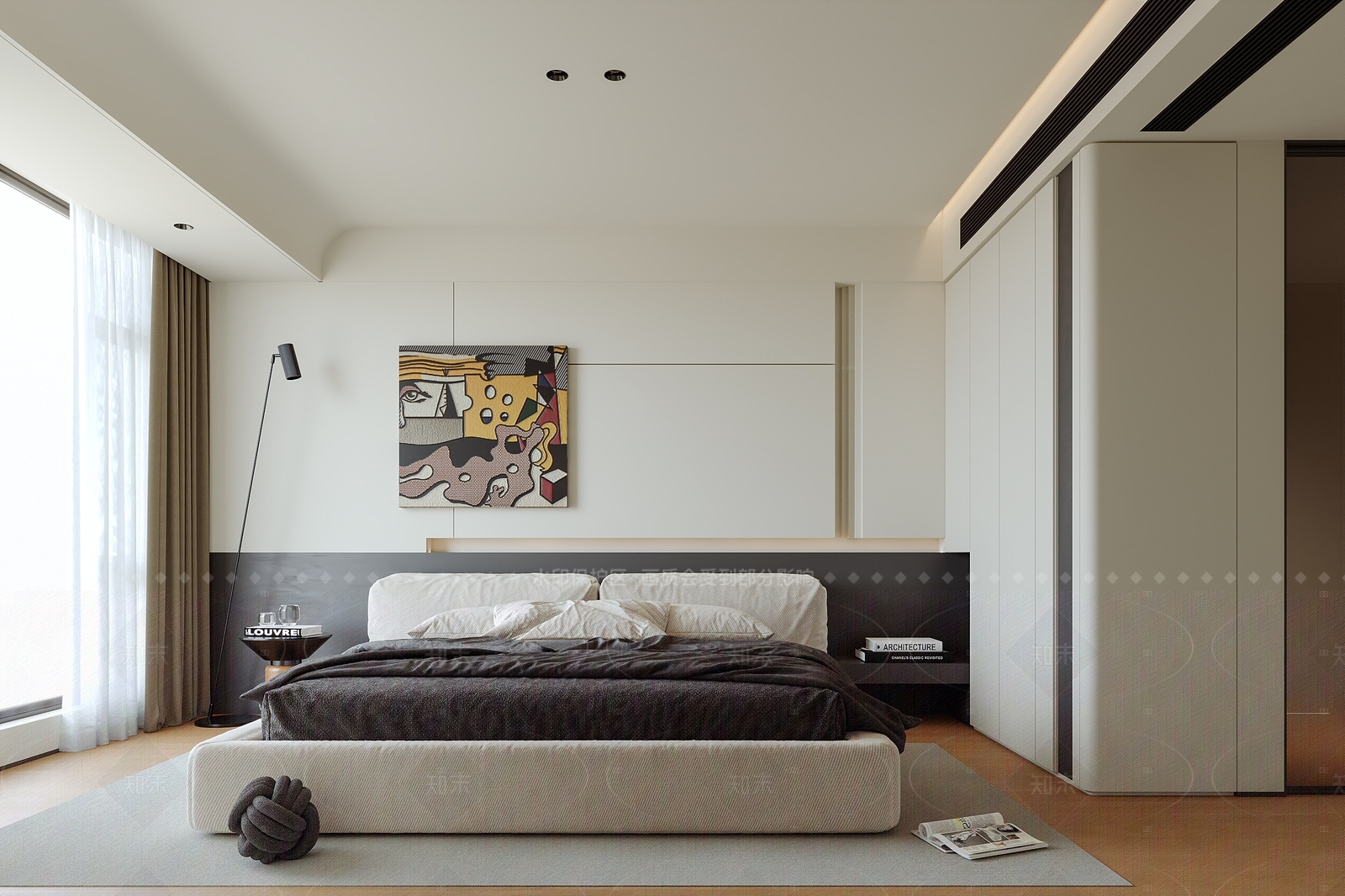 现代意式家居卧室3D模型下载【ID:1205029282】