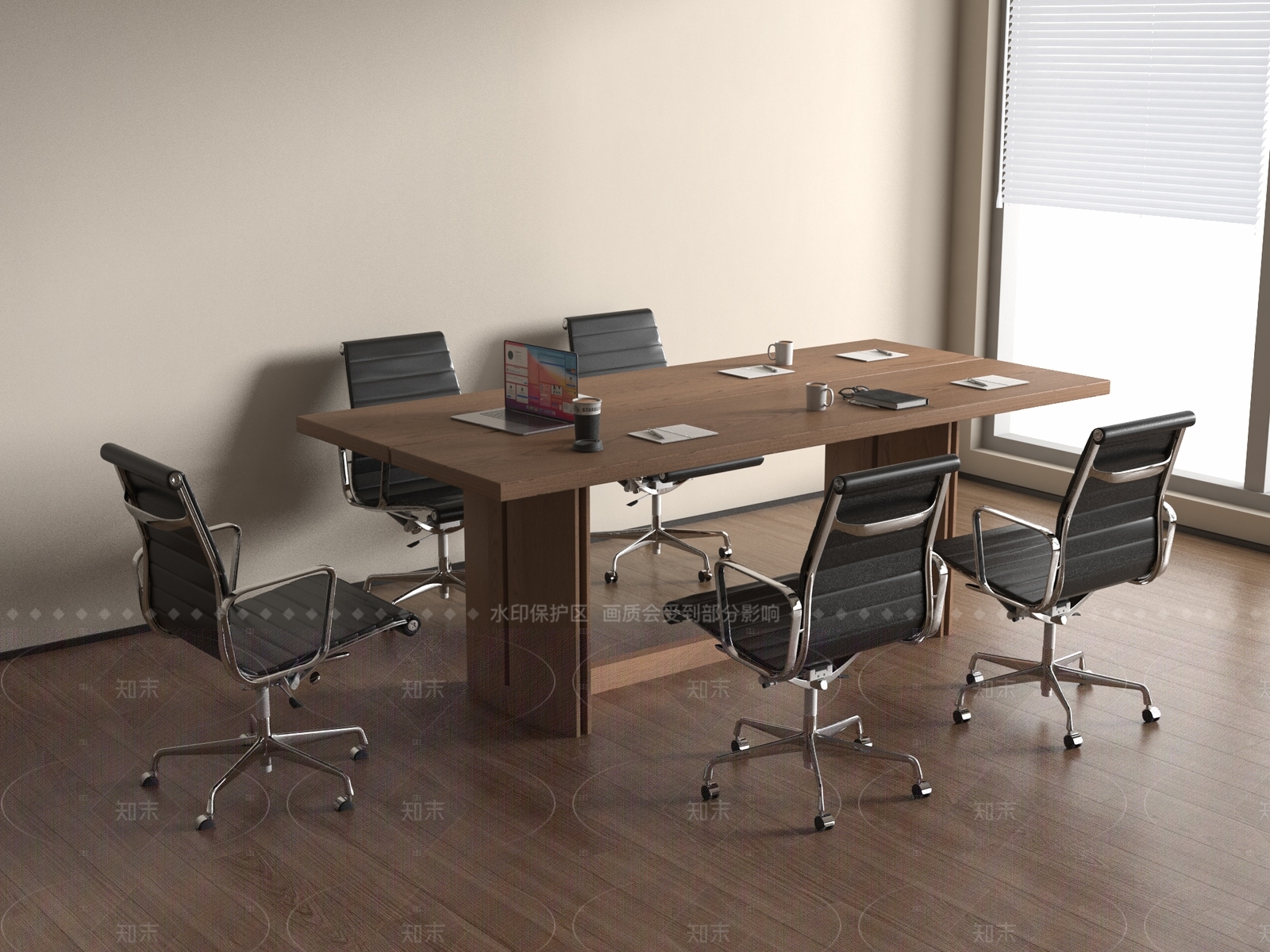 现代会议室SU模型下载【ID:1205037488】